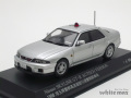 レイズ　1/43 ニッサン スカイライン GT-R AUTECH ERSION 1998 埼玉県警察高速道路交通警察隊車両(覆面/銀）