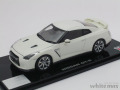 京商　1/43 ニッサン GT-R R35 ボンネット・トランク開閉モデル (ホワイト)