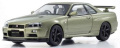 京商　1/43 ニッサン スカイライン GT-R R34 Vスペック II Nur (ミレニアムジェイド）