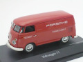 シュコー　1/43 フォルクスワーゲン T1 Porsche Renndienst (レッド)
