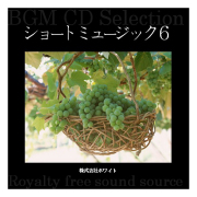 ホワイト著作権フリー音楽CD　ショートミュージック6