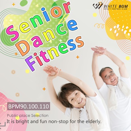 【商用可・フィットネスBGM・著作権フリー音楽BGMCD】シニアダンスフィットネス -BPM90.100.110-（4157）