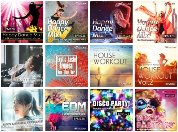 【フィットネスパック】BGMおまとめシリーズ／MP3プレーヤー(COMP004)