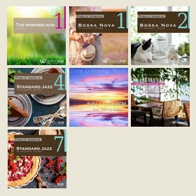 【ナチュラル7枚セット】ザ モーニング サン/ボサノバ1/ボサノバ2/スタンダードジャズ4/やさしくなれるBGM/ナチュラルボサ/スタンダードジャズ7（set50112）
