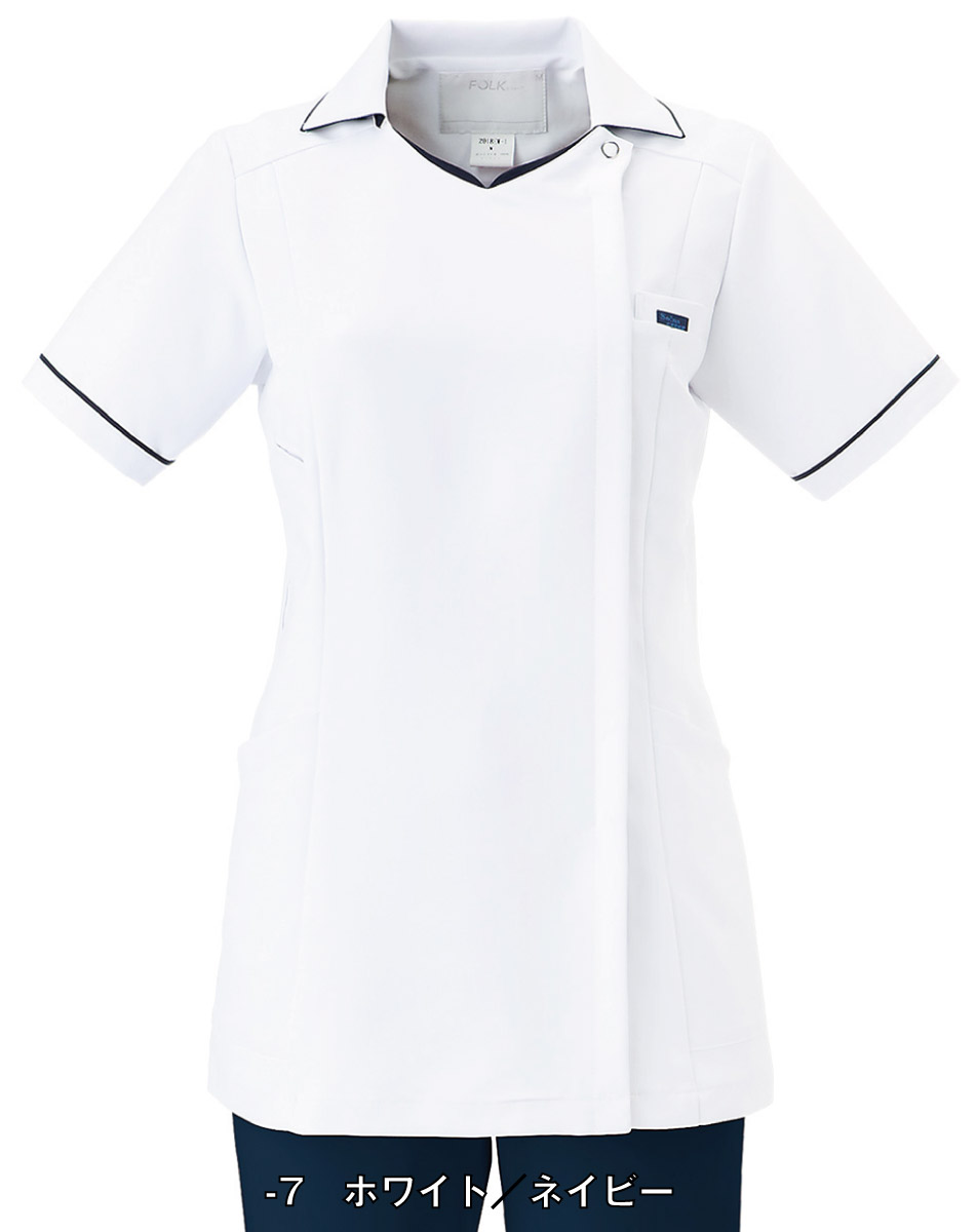 【FOLK】2018EW【ジップアップスクラブ・白衣・半袖上衣】☆2014年新作商品☆