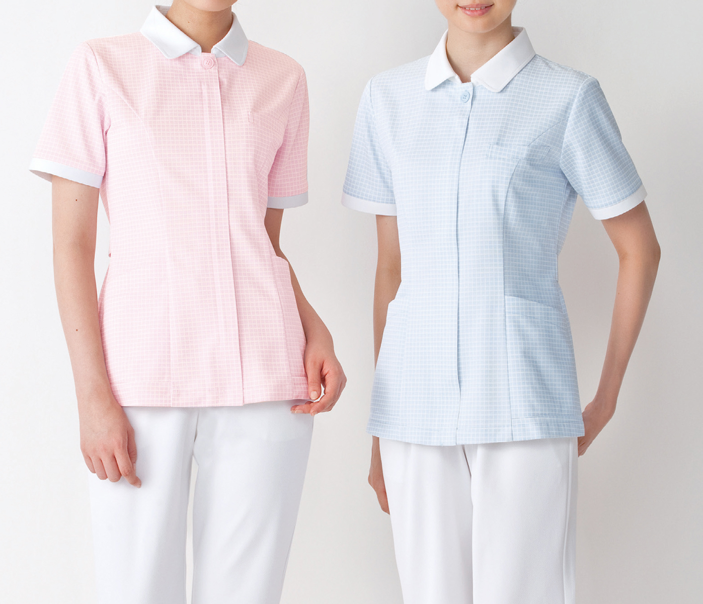 【KAZEN（旧アプロン）】947【ナースジャケット・半袖ナースウェア・上衣・レディース】