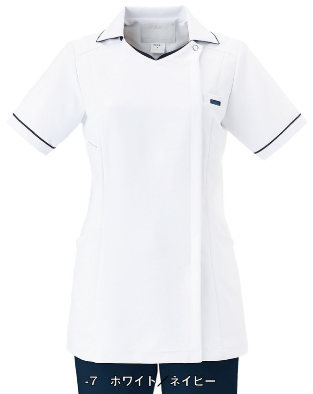 【FOLK】2018EW【ジップアップスクラブ・白衣・半袖上衣】☆2014年新作商品☆