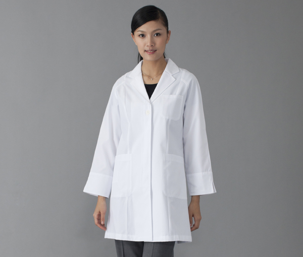 【FOLK】2520【ハーフコート・白衣・薬局衣】