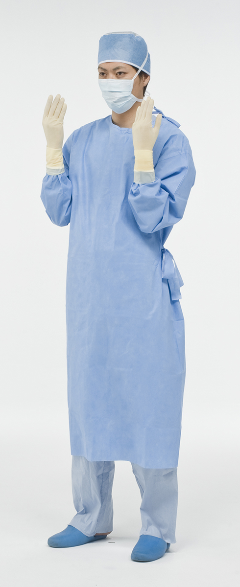 【ハイルバーティ】SM2【滅菌ガウン（後横結び）・50枚セット・プレコーション・感染対策】