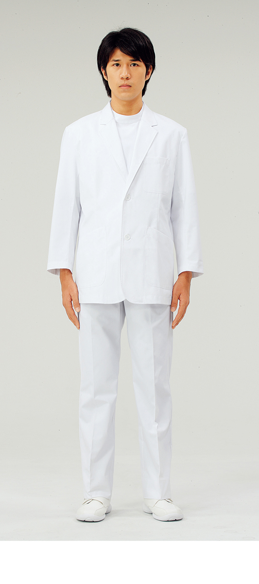 【モンブラン】71-901【ドクターブレザー（メンズ）・男子白衣・上衣】