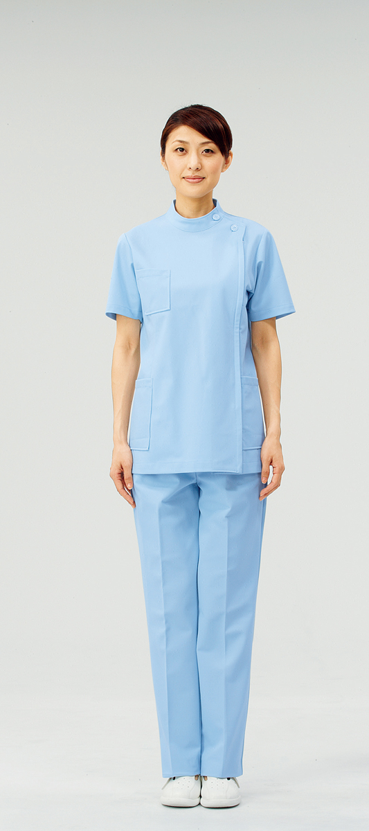 【モンブラン】72-204【ケーシー（KC）・白衣・半袖上衣】