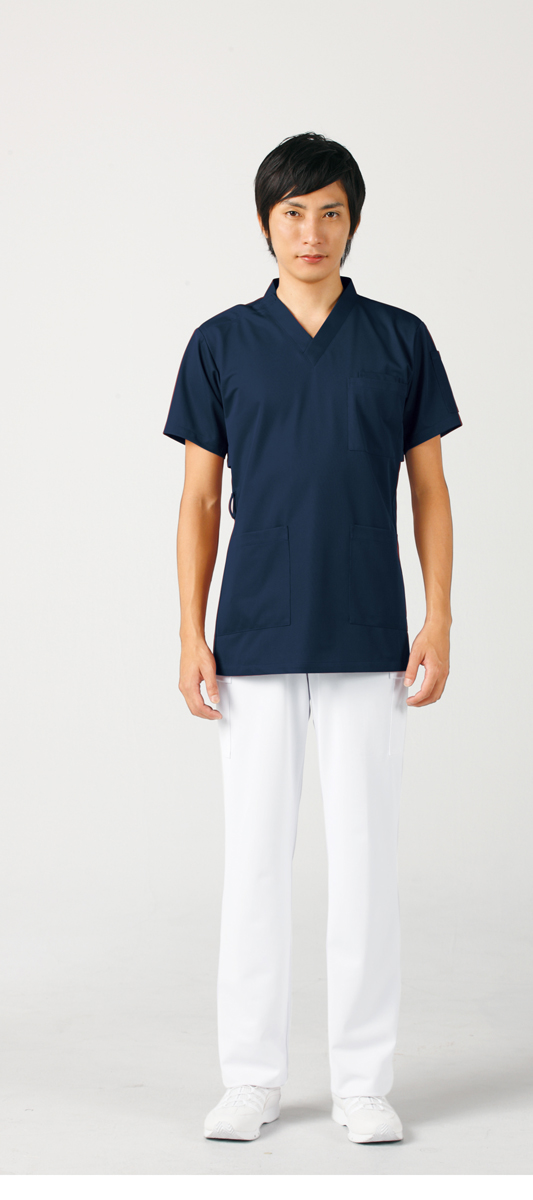 【モンブラン】72-619【ジャケット（男女兼用）・白衣・半袖スクラブ】