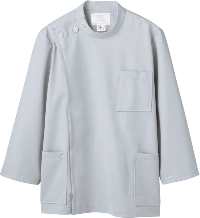 【モンブラン】72-715【ケーシー（KC）・男子白衣・8分袖上衣】