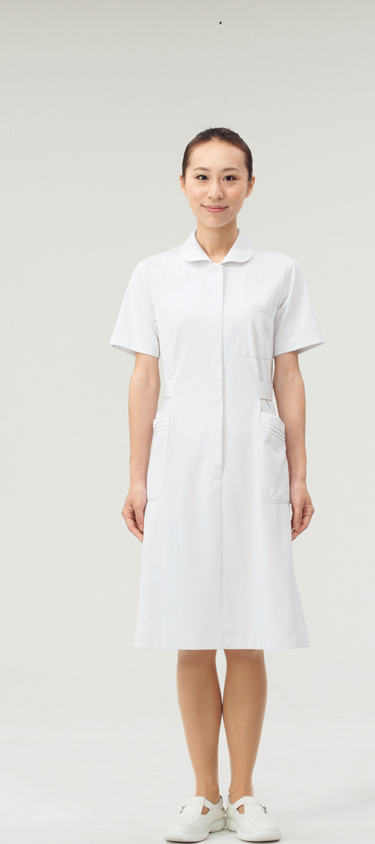 【モンブラン】73-1452【ナースワンピース・半袖ナースウェア】