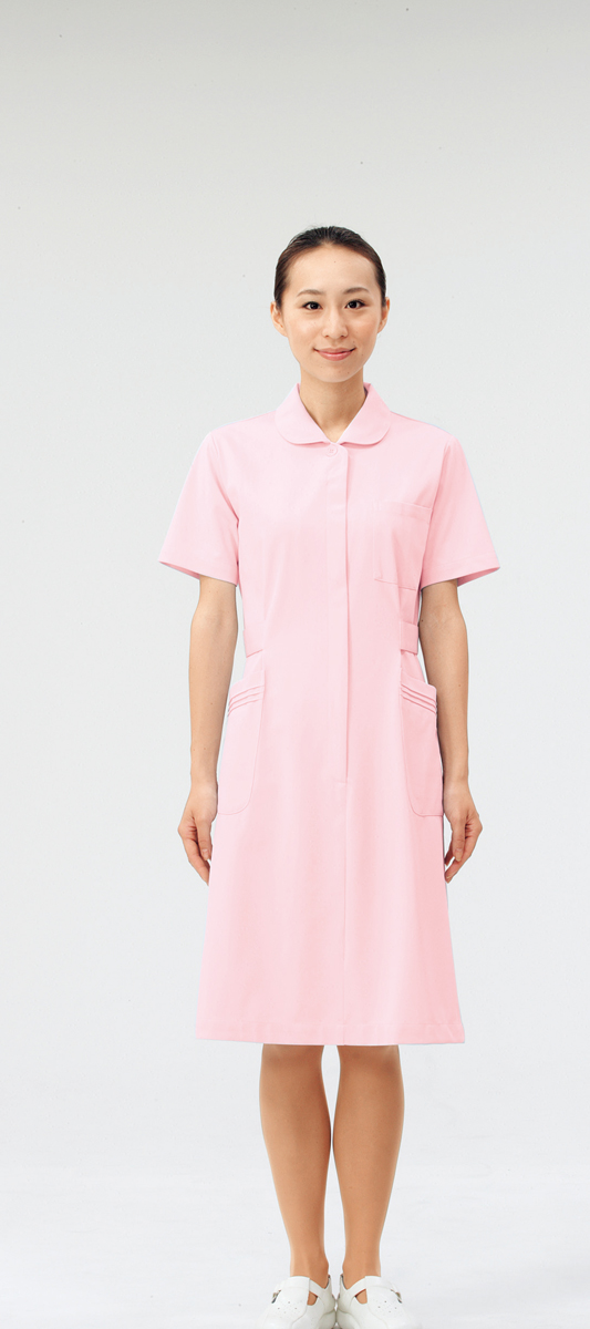 【モンブラン】73-1454【ナースワンピース・半袖ナースウェア】