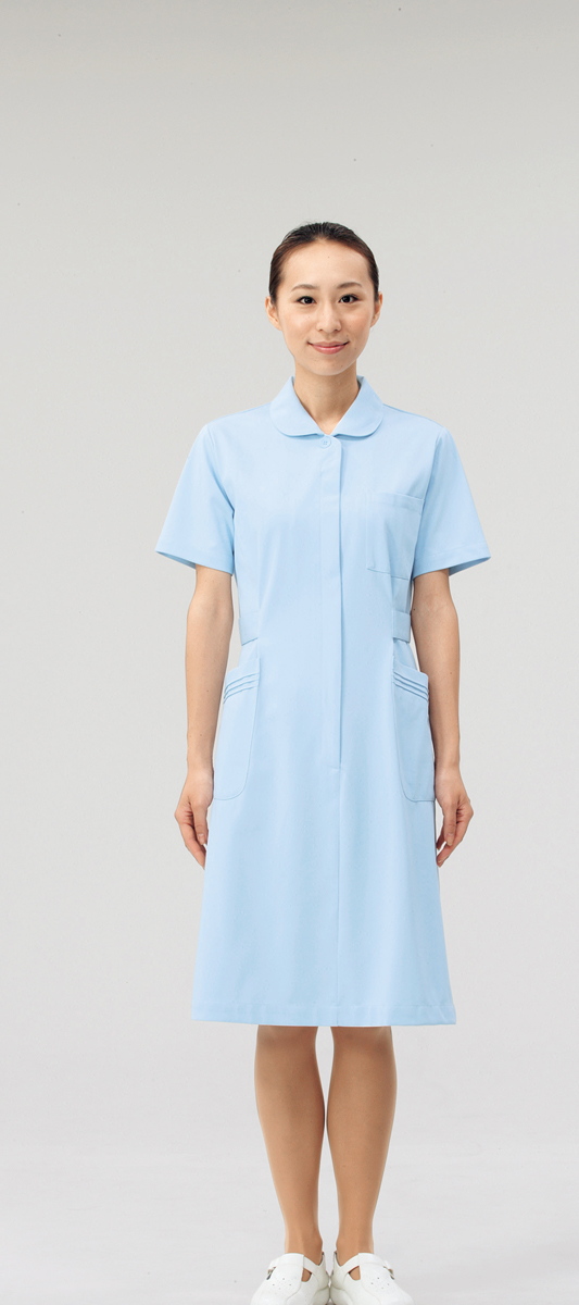 【モンブラン】73-1456【ナースワンピース・半袖ナースウェア】