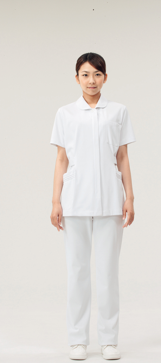 【モンブラン】73-1462【ナースジャケット・半袖ナースウェア・上衣】