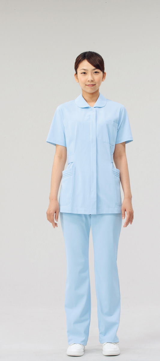 【モンブラン】73-1466【ナースジャケット・半袖ナースウェア・上衣】