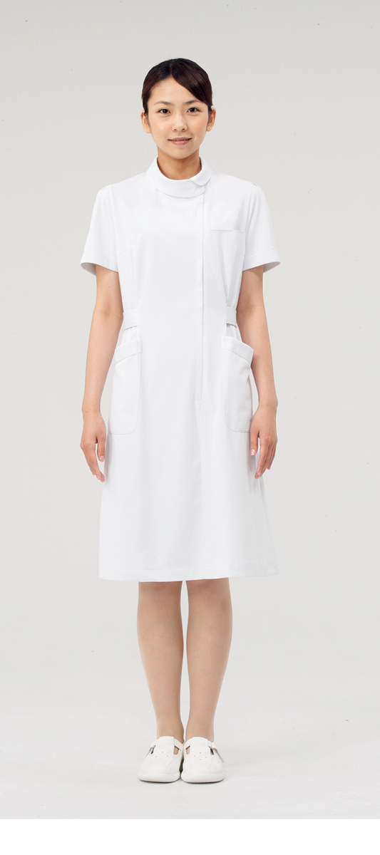 【モンブラン】73-1472【ナースワンピース・半袖ナースウェア】