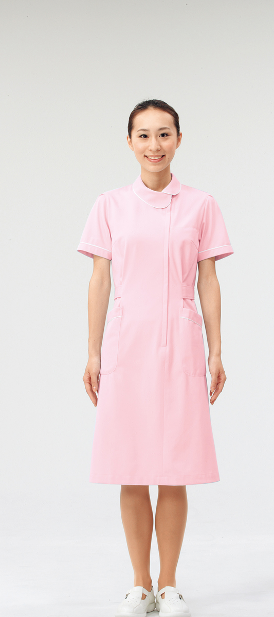 【モンブラン】73-1474【ナースワンピース・半袖ナースウェア】