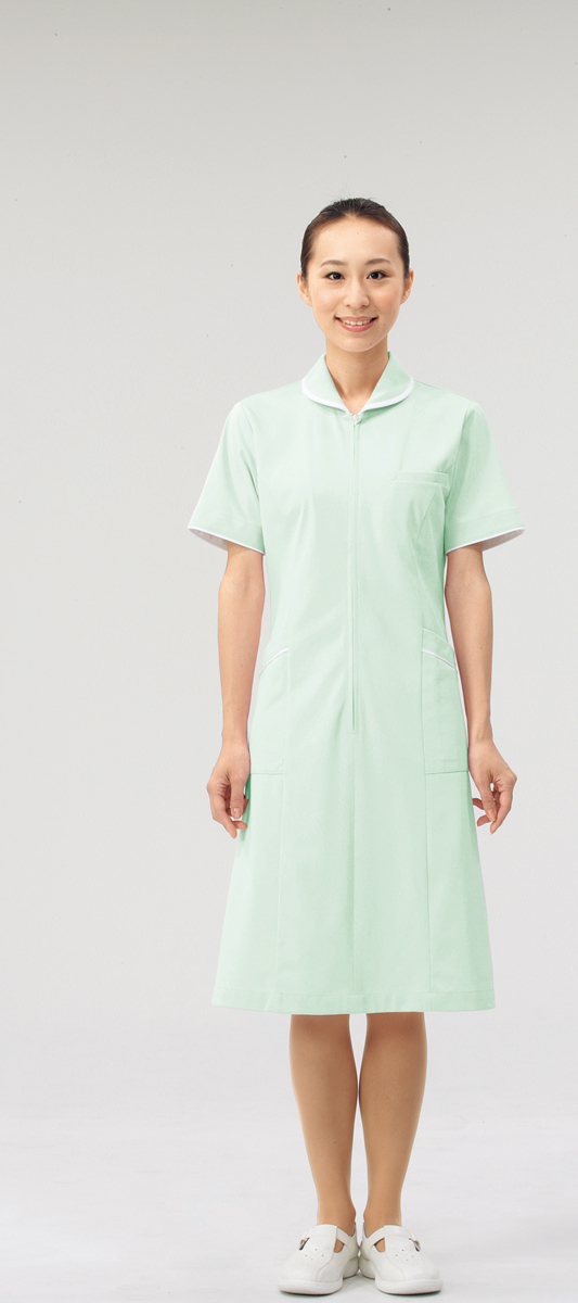 【モンブラン】73-1558【ナースワンピース・半袖ナースウェア】