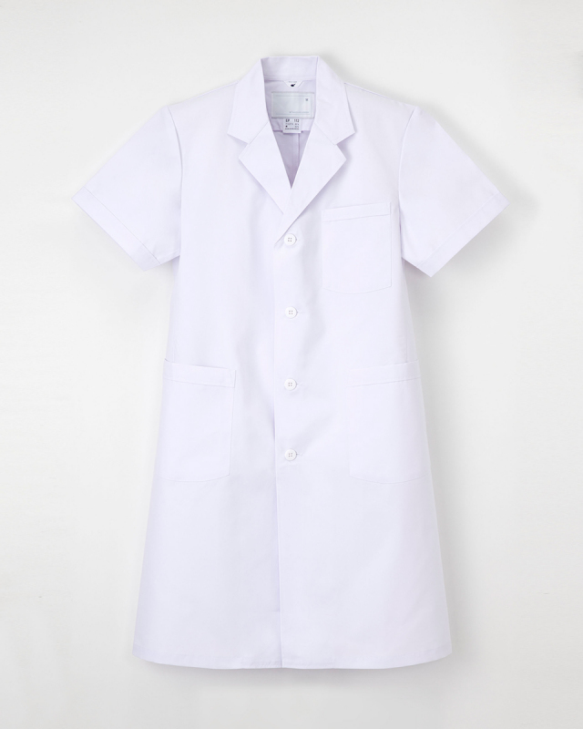 【ナガイレーベン】EP-112【男性白衣・・半袖診察衣】