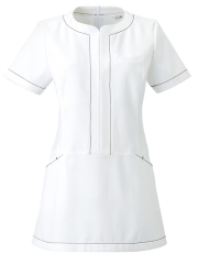 【Calala】CL-0182【チュニック・白衣・半袖ナースウェア】★エステ・クリニック向け★