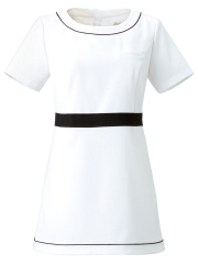 【Calala】CL-0183【チュニック・白衣・半袖ナースウェア】★エステ・クリニック向け★