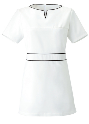 【Calala】CL-0185【チュニック・白衣・半袖ナースウェア】★エステ・クリニック向け★