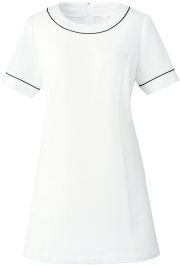 【Calala】CL-0204【チュニック・白衣・半袖ナースウェア】★エステ・クリニック向け★