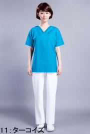 【FOLK】7003SC【スクラブ（男女兼用）・白衣・半袖上衣】