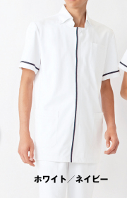 【KAZEN（旧アプロン）】095【男性用ジャケット・上衣・白衣・メンズ】