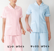 【KAZEN（旧アプロン）】101【ナースジャケット・半袖ナースウェア・上衣・レディース】