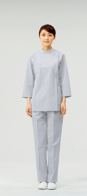 【モンブラン】72-215【ケーシー（KC）・白衣・8分袖上衣】