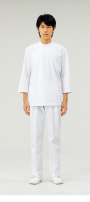 【モンブラン】72-701【ケーシー（KC）・男子白衣・8分袖上衣】