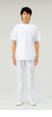 【モンブラン】72-952【ケーシー（KC）・男子白衣・半袖上衣】