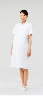 【モンブラン】73-022【マタニティワンピース・半袖ナースウェア】