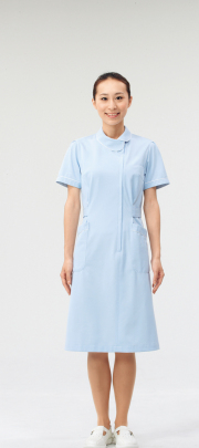 【モンブラン】73-1476【ナースワンピース・半袖ナースウェア】