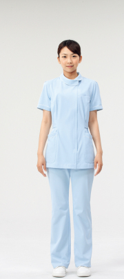 【モンブラン】73-1486【ナースジャケット・半袖ナースウェア・上衣】