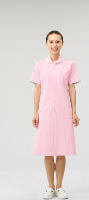【モンブラン】73-1554【ナースワンピース・半袖ナースウェア】