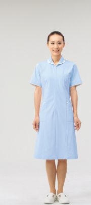 【モンブラン】73-1556【ナースワンピース・半袖ナースウェア】