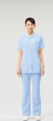 【モンブラン】73-1566【ナースジャケット・半袖ナースウェア・上衣】