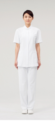 【モンブラン】73-1692【ナースジャケット・半袖ナースウェア・上衣】