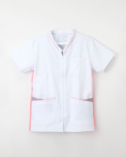 【ナガイレーベン】FT-4502【男女兼用ファスナー開きスクラブ・白衣・半袖上衣】☆2014年新作商品☆