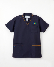 【ナガイレーベン】MFT-5802【男女兼用スクラブ・白衣・半袖上衣・ミッフィーシリーズ】