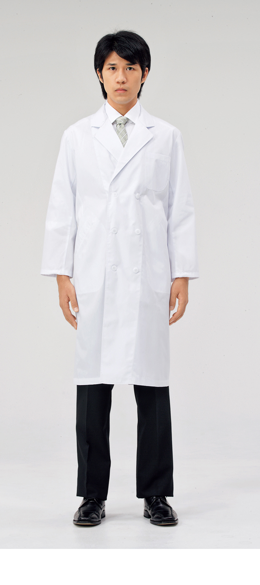 【モンブラン】51-611ドクターコート（メンズ）・白衣・男子診察衣】