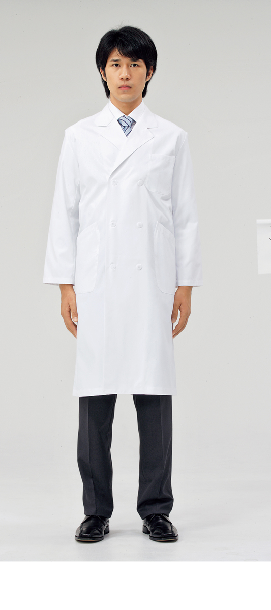 【モンブラン】71-671【ドクターコート（メンズ）・白衣・男子診察衣】