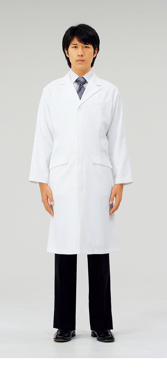 【モンブラン】71-821【ドクターコート（メンズ）・白衣・男子診察衣】