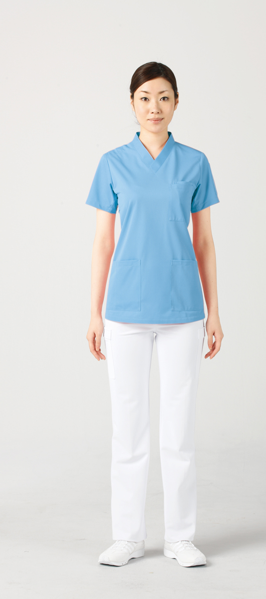 【モンブラン】72-613【ジャケット（男女兼用）・白衣・半袖スクラブ】