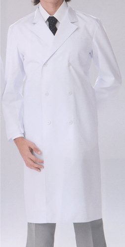 【ナガイレーベン】EP-100【メンズ白衣・男子ダブル診察衣】